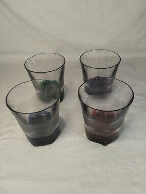 Tupperware Sheerly Elegant Illusions Tumblers - Set of 4 NEW RETIRED STOCK